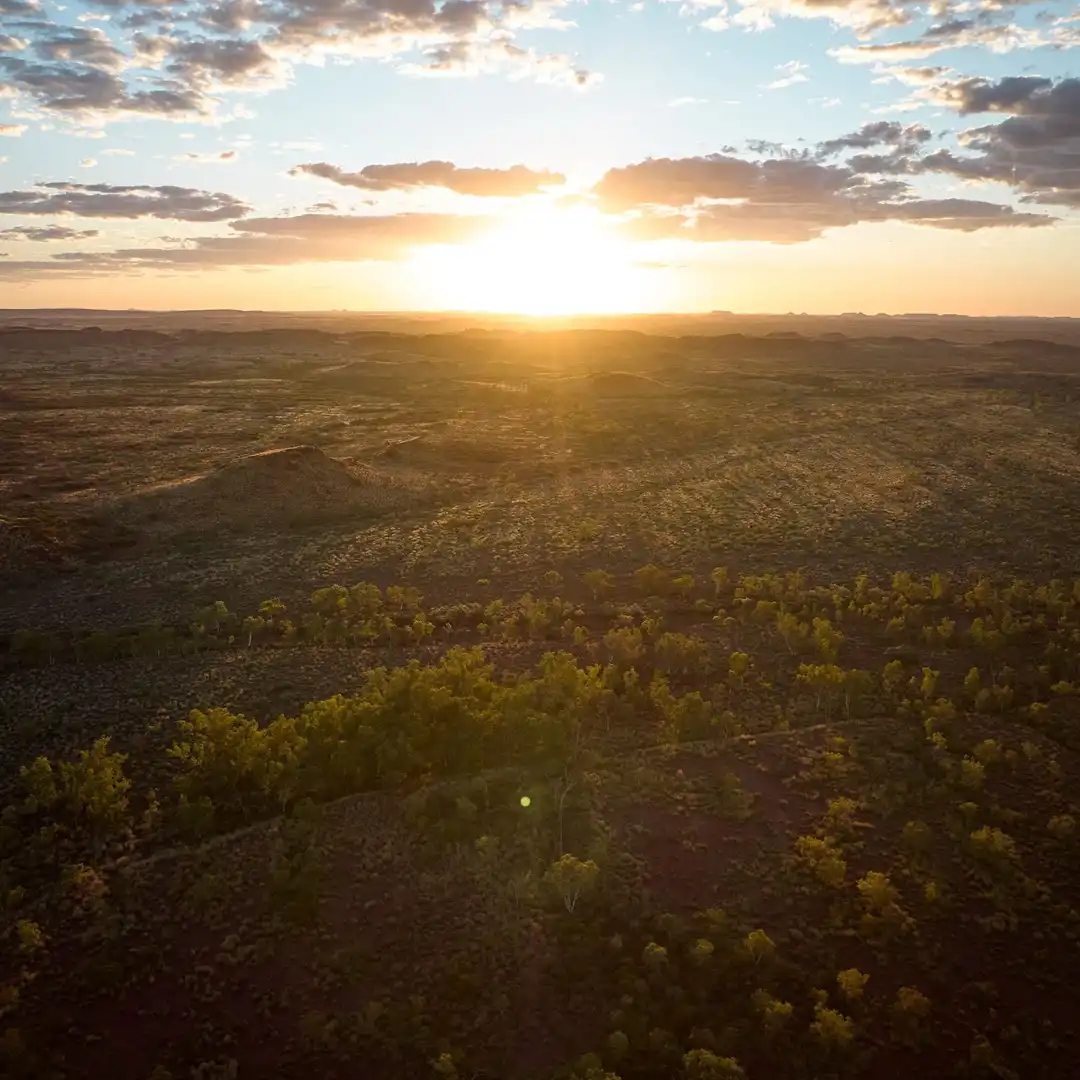 Hands holding a rock